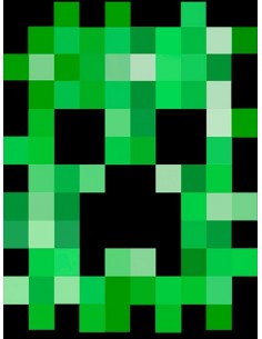 Sudadera Creeper Pixelado con capucha 2