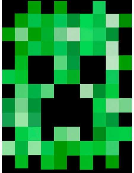 Sudadera Creeper Pixelado con capucha