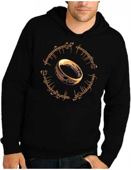 Sudadera de El Hobbit anillo único, con capucha