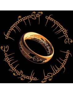 Sudadera de El Hobbit anillo único, con capucha 2