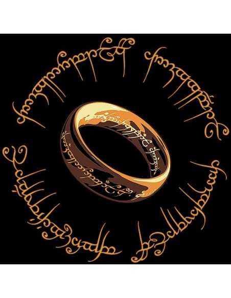 Sudadera de El Hobbit anillo único, con capucha