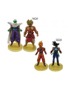 Pack de 4 Figuras de dragon Ball Z Goku, Piccolo, Broly