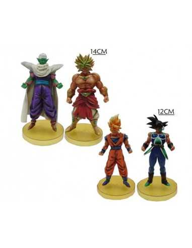 Pack de 4 Figuras de dragon Ball Z Goku, Piccolo, Broly