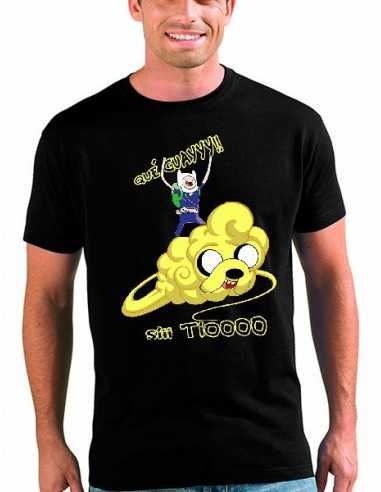 Camiseta Finn y Jake Hora de aventuras - nube Kinton