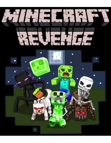 Camiseta Minecraft Revenge Art, manga larga mujer