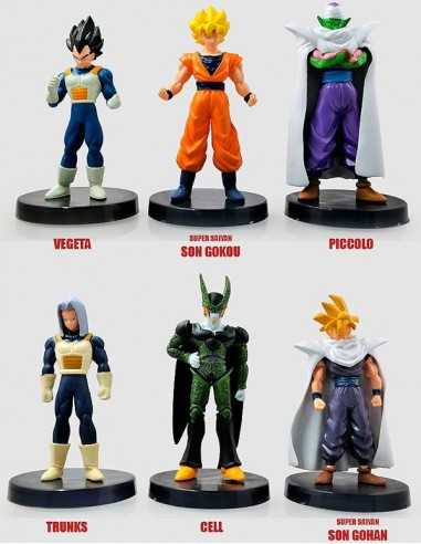 Figuras dragon ball pack Celula,Piccolo,Goku,Trunks,Gohan y Vegeta Figuras dragon ball pack Celula,Piccolo,Goku,Trunks,Gohan y Vegeta