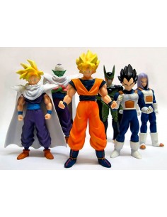 Figuras dragon ball pack Celula,Piccolo,Goku,Trunks,Gohan y Vegeta