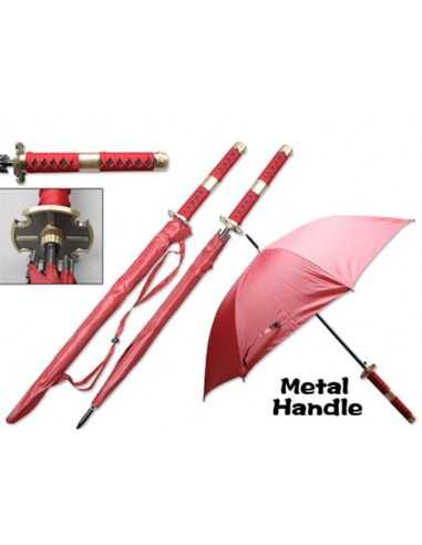 Paraguas Katana One Piece Zoro - Rojo Granate Paraguas Katana One Piece Zoro - Rojo Granate