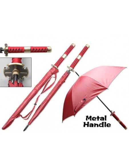 Paraguas Katana One Piece Zoro - Rojo Granate Paraguas Katana One Piece Zoro - Rojo Granate
