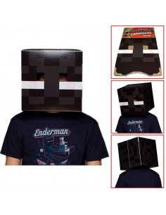 Cabeza Enderman - Disfaz Minecraft