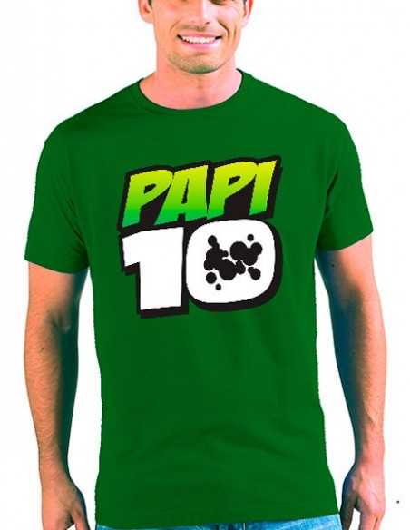 Camiseta día del padre Papi10 Camiseta día del padre Papi10