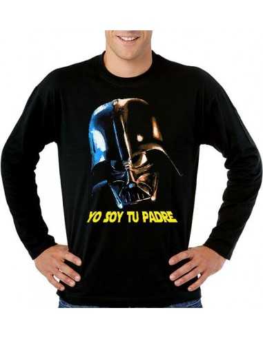 Camiseta Dart Vader (Yo soy tu Padre) M Larga
