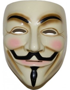 Máscara anonimus V de Vendetta cosplay