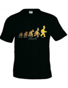 Camiseta Simpson evolutión
