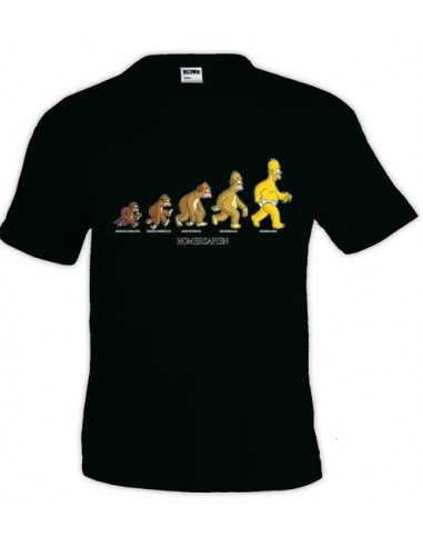 Camiseta Simpson evolutión