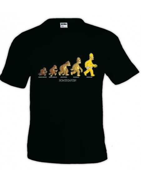 Camiseta Simpson evolutión