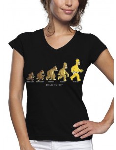 Camiseta Simpson evolutión 2