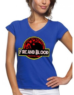 Camiseta Juego de Tronos Fire & Blood de mujer