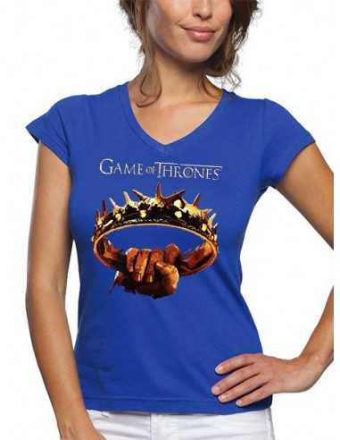 Camiseta Juego de Tronos Corona de mujer