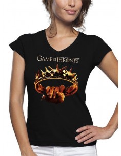 Camiseta Juego de Tronos Corona de mujer