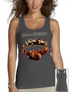 Camiseta Juego de Tronos Corona - tirantes mujer 2