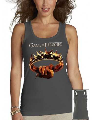 Camiseta Juego de Tronos Corona - tirantes mujer