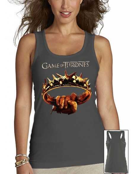Camiseta Juego de Tronos Corona - tirantes mujer