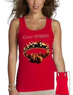 Camiseta Juego de Tronos Corona - tirantes mujer