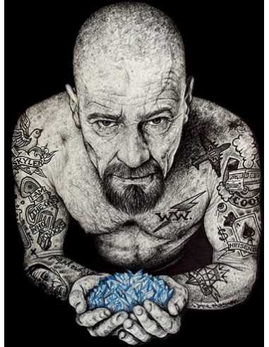 Camiseta Breaking Bad Heisenberg Tattoo