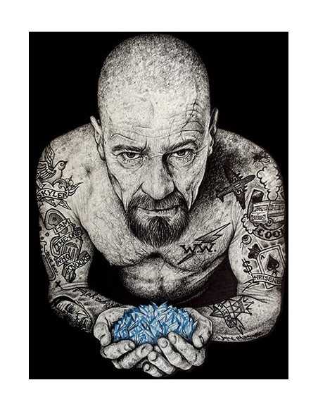 Camiseta Breaking Bad Heisenberg Tattoo