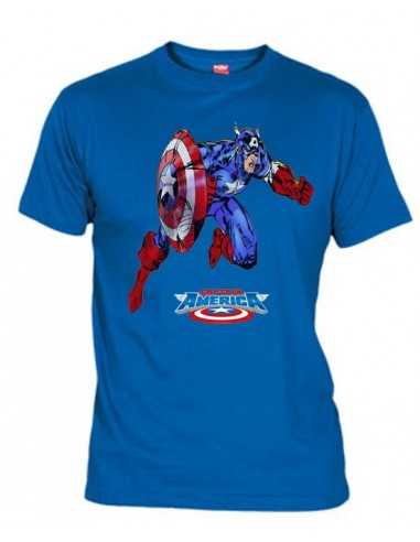 Camiseta Capitan America "Ataque"
