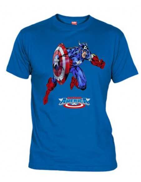 Camiseta Capitan America "Ataque"