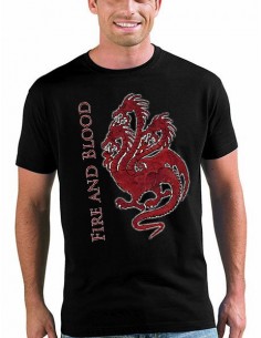 Camiseta Juego de tronos Fire & Blood 2