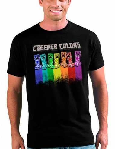 Camiseta Creeper colors Minecraft