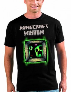 Camiseta Minecraft window 