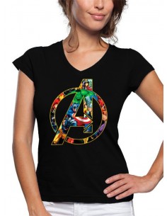 Camiseta The Avengers mujer