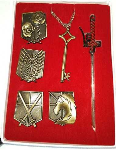 Set de articulos ataque a los titanes Escudos Set de articulos ataque a los titanes Escudos