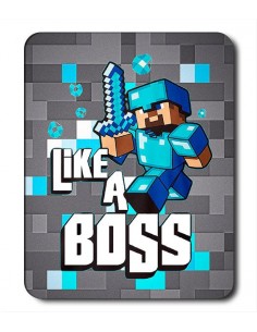 Alfombrilla de ratón Minecraft Steve diamante