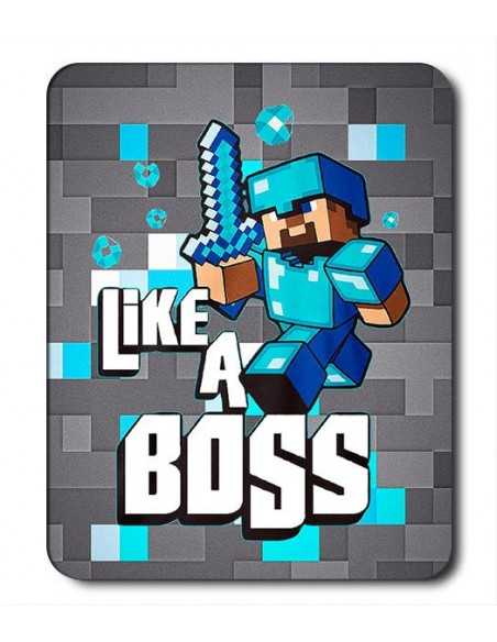 Alfombrilla de ratón Minecraft Steve diamante