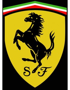 Camiseta negra Logo Ferrari 2