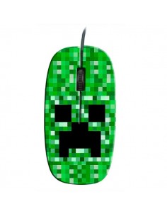 Ratón Creeper Minecraft Pixel
