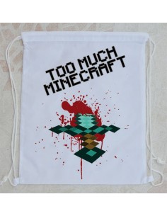 Bolsa de playa Minecraft Too Much