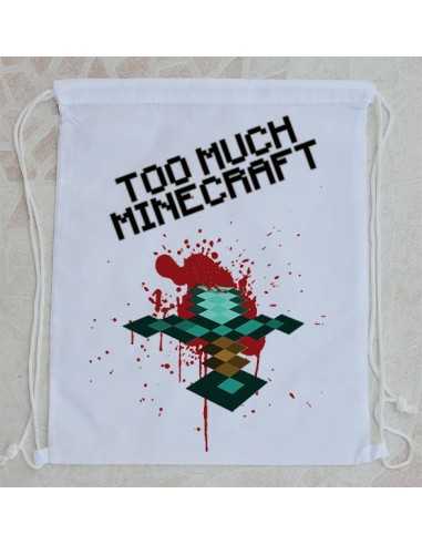 Bolsa de playa Minecraft Too Much
