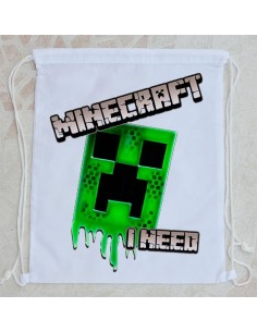Bolsa de playa I need Minecraft