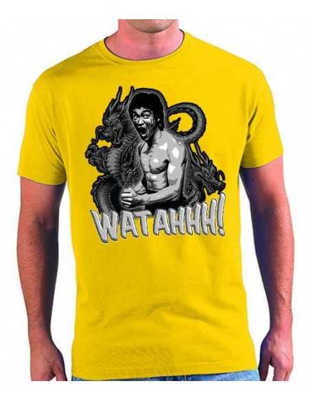 Camiseta Bruce Lee watahh!