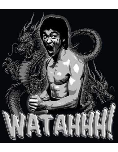 Camiseta Bruce Lee watahh!