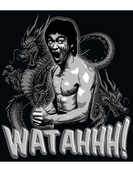 Camiseta Bruce Lee watahh!