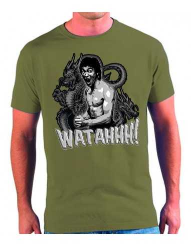 Camiseta Bruce Lee watahh!