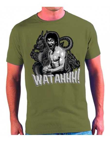Camiseta Bruce Lee watahh!