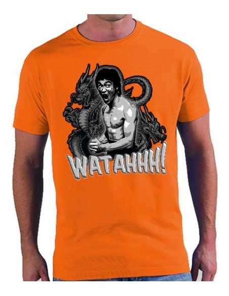 Camiseta Bruce Lee watahh!